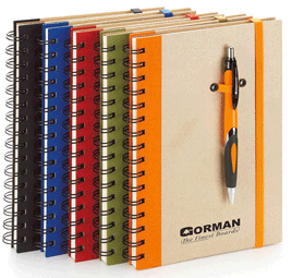 Promotional Spiral Notebook with Pen