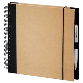 Natural Recycled Cover Spiral Notebook