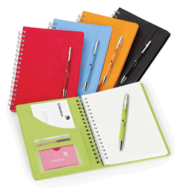 Spiral Colored Notebooks made from Neoskin